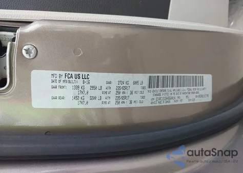 2017 Chrysler Pacifica Touring-L Plus from USA, damaged, VIN 2C4RC1EG9HR560014